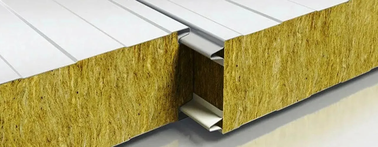 ساندویچ پانل پشم سنگ